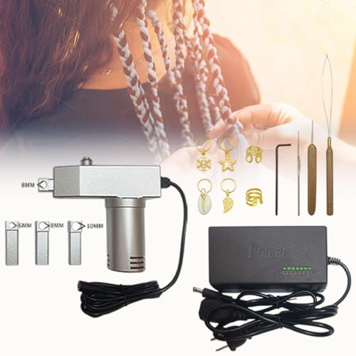 Loc Machine for Dreadlocks, Instant Loc Machine for Handheld Dreadlock Maker, Dreadlock Maker Machine Quick and Easy Use Dreadlocks Braiding Human Hair and Synthetic Hair Can Be Directly Work on Head