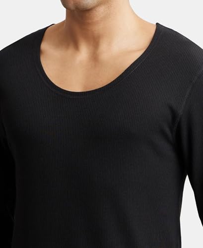 Image of Jockey 2404 Men Extra Warmth Super Combed Cotton Rich Full Sleeve Thermal Set with StayWarm Technology