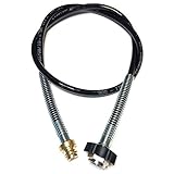 top Qualität made in Italy Adapter-Hochdruckschlauch für grössere CO2 Flaschen geeignet für Wassersprudler Soda Stream, Soda Max, SodaStream Crystal, Penguin, Play, Cool etc. (Länge 1) CO2 Schlauch umfüllen