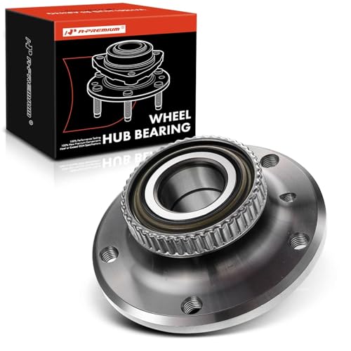 A-Premium Front Wheel Bearing and Hub Assembly with ABS Ring Compatible with BMW 318i 318is 318ti 323Ci 323i 325Ci 325i 325is 328Ci 328i 330Ci 330i 525i 530i 535i 540i 735i 740i Z4