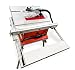 Lumberjack Table Saw 254mm, Professional Portable Table saws for Woodworking with Folding Legs and Wheels Ideal for Site workshops and Trade, Powerful 1800W Motor 240V