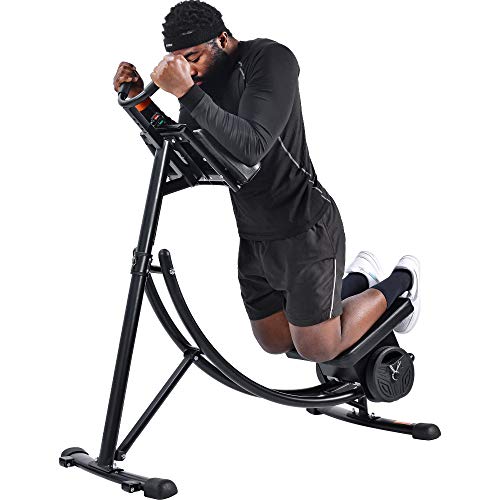 AbCoaster MAX Ab Machine Exercise Equipment for Home Gym, Less Stress on Neck & Back Workout, Adjustable Ab Glider Abdominal Crunch Coaster Machines with LCD Monitor, Beauty Waist Machine AbCoaster MAX Ab Machine Exercise Equipment for Home Gym, Less Stress on Neck & Back Workout, Adjustable Ab Glider Abdominal Crunch Coaster Machines with LCD Monitor, Beauty Waist Machine