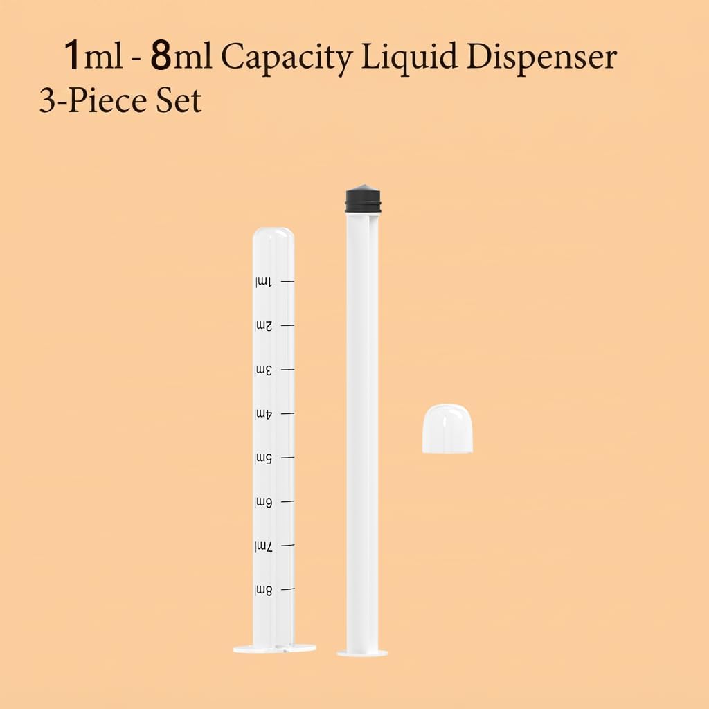 Disposable Plastic Vaginal Applicator with Threaded End and Comfort Tip，Fits Personal Lube and Cream Products， Dual Dosage Markings 20pack