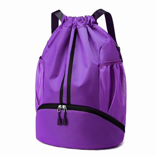 Hoedia Sports Drawstring Backpack - String Swim Gym Bag with Shoe...