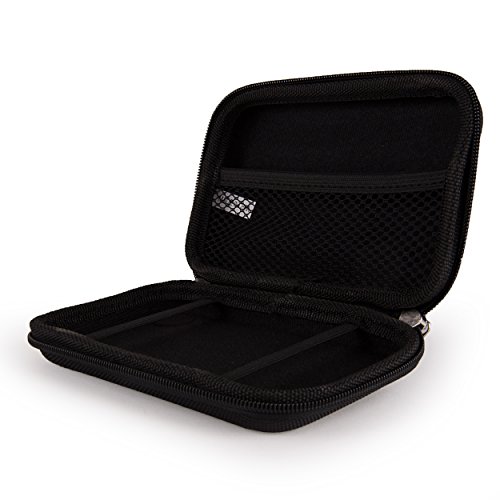VanGoddy Premium Hard Shell Nylon Black Protective Case for Garmin DriveLuxe/DriveAssist/DriveSmart/Drive/Montana/nuvi/zumo/dezl/Area