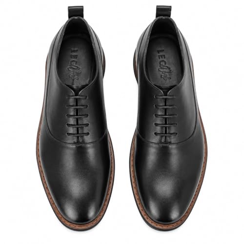 Image of Legwork Crossover Oxfords 2.0 - Italian Leather Hybrid Dress Shoes with Extralight Rubber Outsole | Ultra-Lightweight & Comfortable Oxford Wingtip | All Elegance
