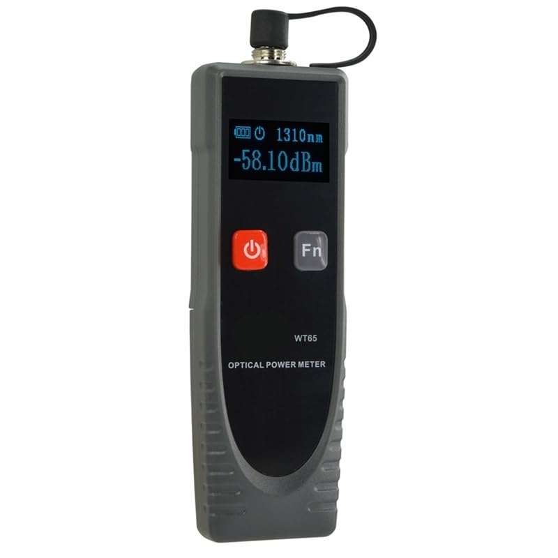 Miernik mocy optycznej WT65 Cyfrowy tester wyświetlacza LCD światłowodu,Wysoka dokładność