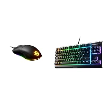 SteelSeries Apex 3 TKL RGB Gaming Keyboard + Rival 3 Gaming Mouse