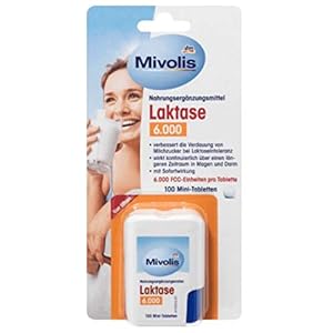 Lactase 6.000 minitabletten – Verbetert de spijsvertering van melksuiker bij lactose-intolerantie – Met onmiddellijke…