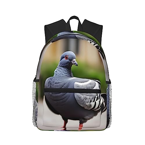 Sac à dos gris pigeon avec poches grand compartiment sac léger université homme femme