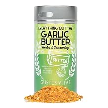 Everything But The Garlic Butter Herbs & Seasoning | Gourmet Seasoning, Artisanal Spice Blend | All Natural, Non GMO | Small Batch, Hand Made | Made in USA | No MSG or Artificial Ingredients | GLP-1 Friendly | Sustainably Sourced, Ultra Premium Spice Mix | Bougie BBQ | Gustus Vitae