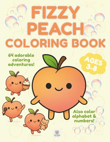 FIZZY PEACH COLORING BOOK image 2