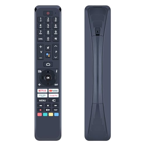 TCNOUMT RC45160BT CT-8563 - Mando a distancia por voz de repuesto compatible con JVC Telefunken Toshiba Android Smart TV 30111973 RC45160 RC43160