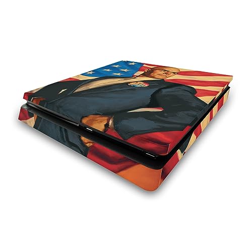 Autocollant Superman PS4 Slim pour personnaliser votre espace gaming salon avec style DC Comics