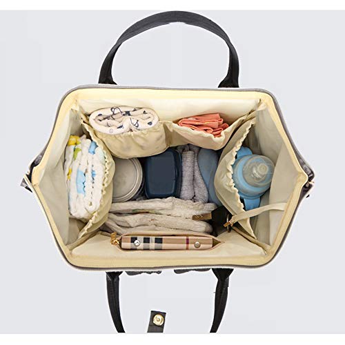 Sac à dos poussette bébé imperméable avec compartiment sec humide