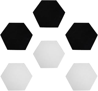 Wakauto Ladrilhos De Estúdio 6Pcs Painéis De Isolamento Acústico Fornecimento À Prova De Som Painéis De Bloqueio De Som Painéis De Absorção De Som Placa De Espuma Painéis