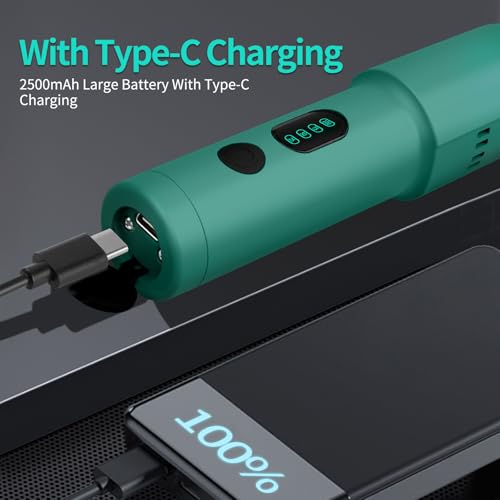 Wood Carving Tools Electric - Precision Engraving Knife Set Perfect for Beginners, and Sculptors, Premium Woodworking Carving Tools Versatile Electric Sculpting Kit for Hobbyists and Artists - Thumbnail 4