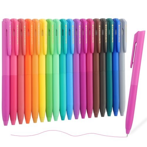 Bolígrafos de Gel de Colores Bribobo Pack 18 pcs miniatura 1