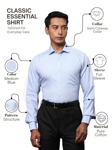Image of Park Avenue Men Cotton Regular Fit Shirt