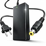 HFLRZZ 12V Gaming Monitor Power Supply 60W 5A Adapter for Sceptre C248W E248W E275W Anti-Flicker Replacement Charger with Braided Cable 5.5x2.5mm Plug Compatible with Supersonic HDTV