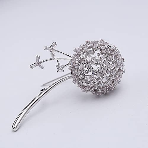 Broche pissenlit anti-glisse pour fixer écharpe et gilet