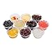 TashiBox 200 Sets - 2 Ounce Disposable Plastic Jello Shot Cups with Lids, Souffle Portion Container…
