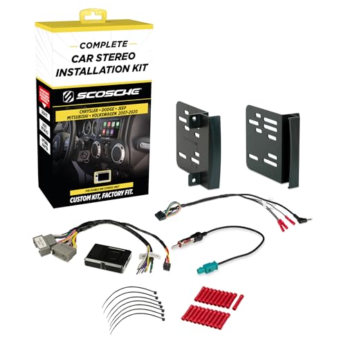 Ajustement SCOSCHE CR0714DDCS Double DIN répare le tableau de bord Jeep