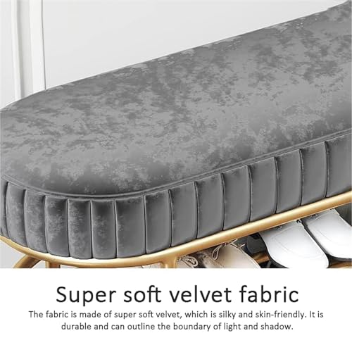 Meuble d'appoint ottoman avec rangement à chaussures pour optimiser l'espace - 3