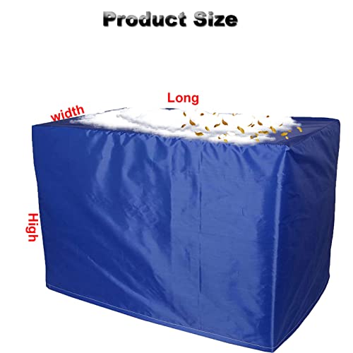 Funda para mesa y silla de patio impermeable rectangular 46x46x30 contra el polvo exterior 7