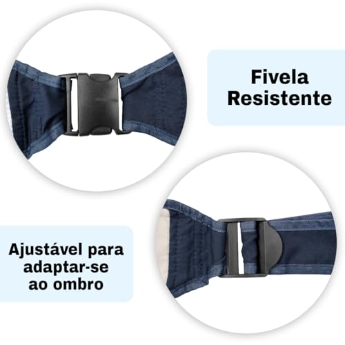 Carregador de Bebe Canguru, Sling, Segurar, Filho, Ajustavel (Bege)