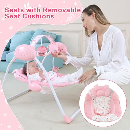 Portable Baby Swing with Music