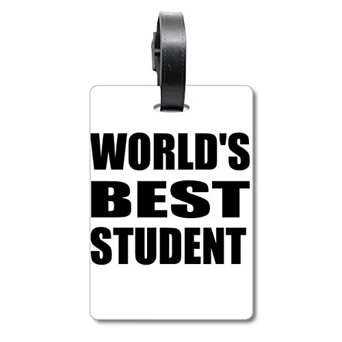 Étiquette valise sac World's Best Student Teacher identification