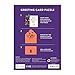 Galison Get Into The Spooky Spirit – Adorable Halloween Greeting and Jigsaw Puzzle Card Includes Color Coordinated Envelope and Sticker Seal