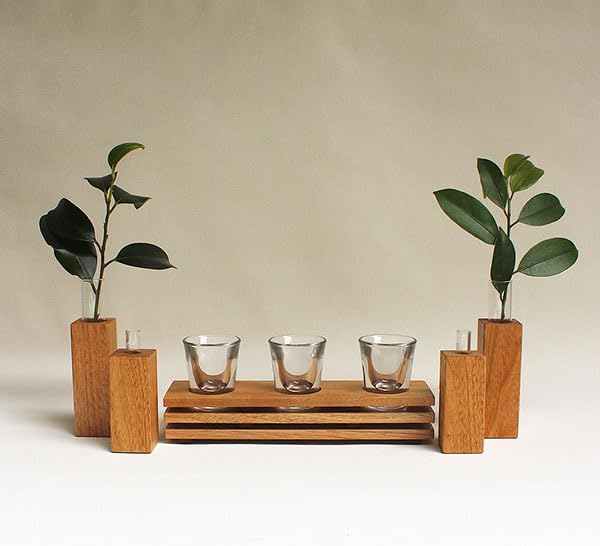 モダン 神棚 神具 8点 セット おしゃれ 壁掛け 収納 クルミ 230幅60奥行40高さ 木製 無垢材 ブラウン 国産 完成品 マ