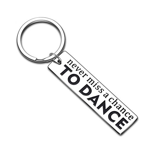 Dancer Gifts Inspirational Quotes Keychain for Ballet Tap Jazz Modern Lyrical Hip Hop...