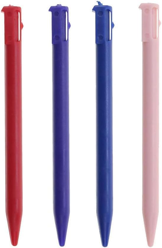 4PCS Plastic Touch Screen Pen Stylus Portable Pen for 3DS Game Console Stylus Pen (4 Color)