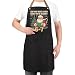 Funny Santa Reading 67 Meme Tee Christmas Teacher Book Lover Kitchen Apron For Women