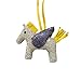 Leather Tassel Pony Keychain Rhinestone Bag Charm Horse Purse Charms for Handbags fashion bag accessories for women (Purple)