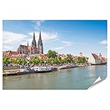 islandburner XXL Bild Poster Regensburg Dom Donau 