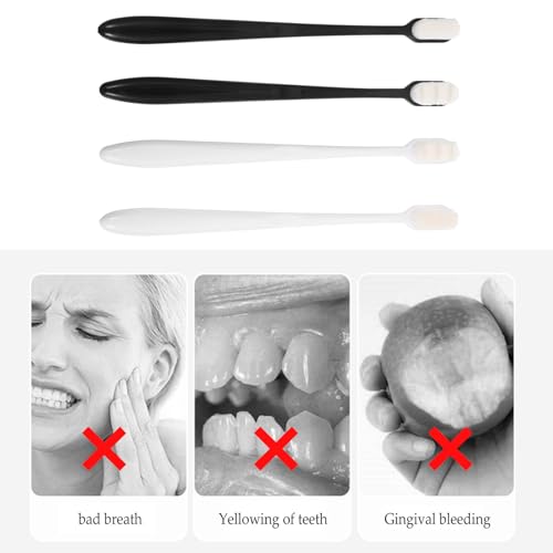 Brosses à dents gencives sensibles YARNOW micro-nano lot de 20 poils souples - 3