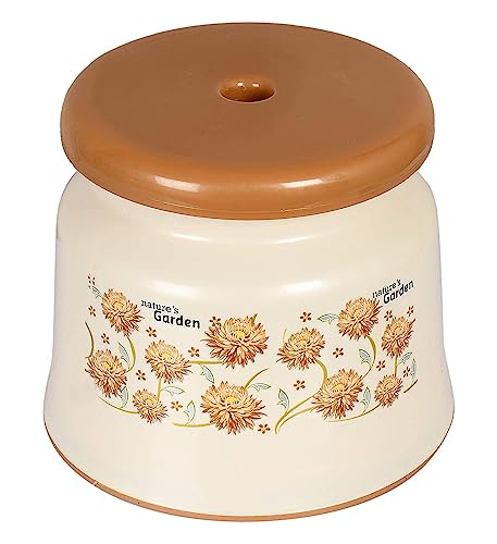 Urbane Home Bathroom Stool|Plastic Stool for Bathroom|Anti-Slip with Strong Bearing|Solid Surface & Unbreakable Material|Cream (B0C7LBM5HS) Amazon Price History, Amazon Price Tracker