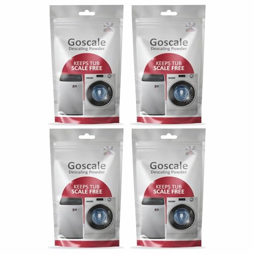 Image of LG Washing Machine Cleaner Descale Powder Descaling Appliance Quick Drum Descale Deep Cleaning for Semi and Fully Automatic Front and Top Load Tub Clean Pouches 100g (Packet Of 4)