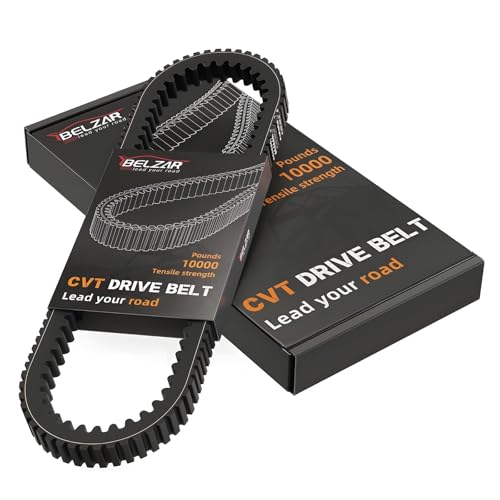 BELZAR Heavy Duty Drive Belt for RZR XP 1000 &amp; General XP 1000, 3211180 Replacement CVT Belt, Heat Resistant Aramid String Cord for High Speed Off-Road Trail Riding - Precise Tooth Pitch