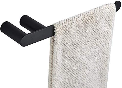 Porte-serviettes mural double en acier inoxydable pour salle de bain