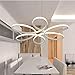 Produktbild FMOGE Hauptbeleuchtung Kronleuchter Led Moderne Hängelampe Pendelleuchten Pendelleuchten Schatten Kreative Esstisch Höhe Höhenverstellbare Acryl-Deckenleuchte Wohnzimmer/Küche/Esszimmer/Schlafzimmer,
