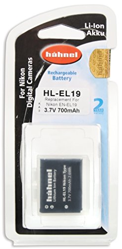 Hähnel HL EL19 Li-Ionen Ersatzakku für Nikon Coolpix S2500, S3100, S4100 (3,7 V, 700 mAh) Cover