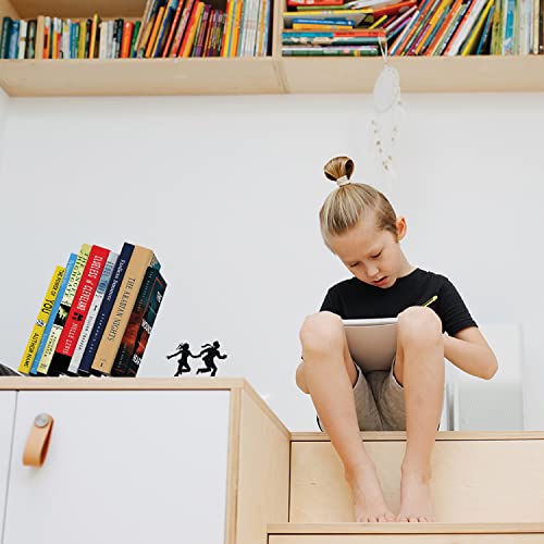 Artori Design Book Ends To Hold Books Heavy Duty - Hidden Metal Bookends For Shelves Desk Or Countertop - Bookend Book Holder For Home Decorative - Gift For Book Lovers And Home Decor (Runaway) #TOP7