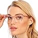 Cat Eye Reading Glasses Blue Light Blocking Computer Readers for Women Anti Glare UV Ray Filter Eyeglasses,Pink 2.25