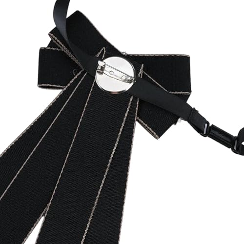 Nœud papillon strass rétro pour rompre l'austérité du tailleur - 6
