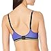 Hanes Women's X-Temp Foam Wirefree, Clematis Blue/Black, Large
